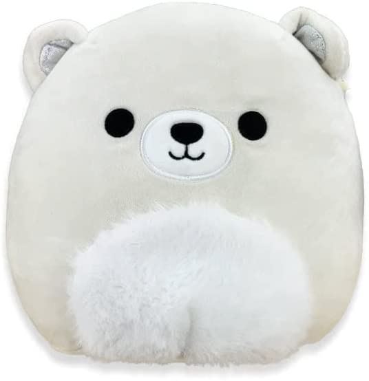 squishmallow kellytoy 16 inch brooke the white bear plush toy