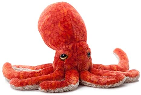 red octopus stuffed animal