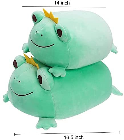 stuffed frog with crown