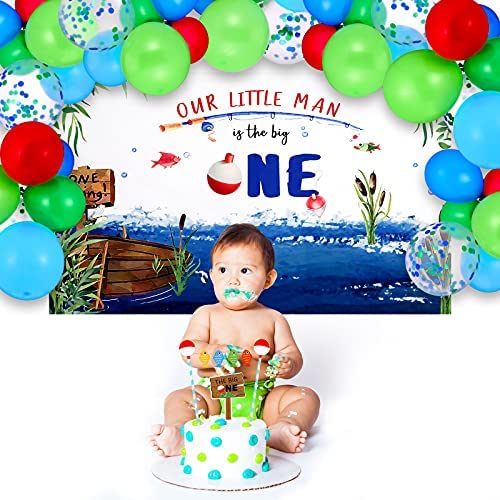 Gone Fishing 1st Birthday Decorations Our Little Man The Big One