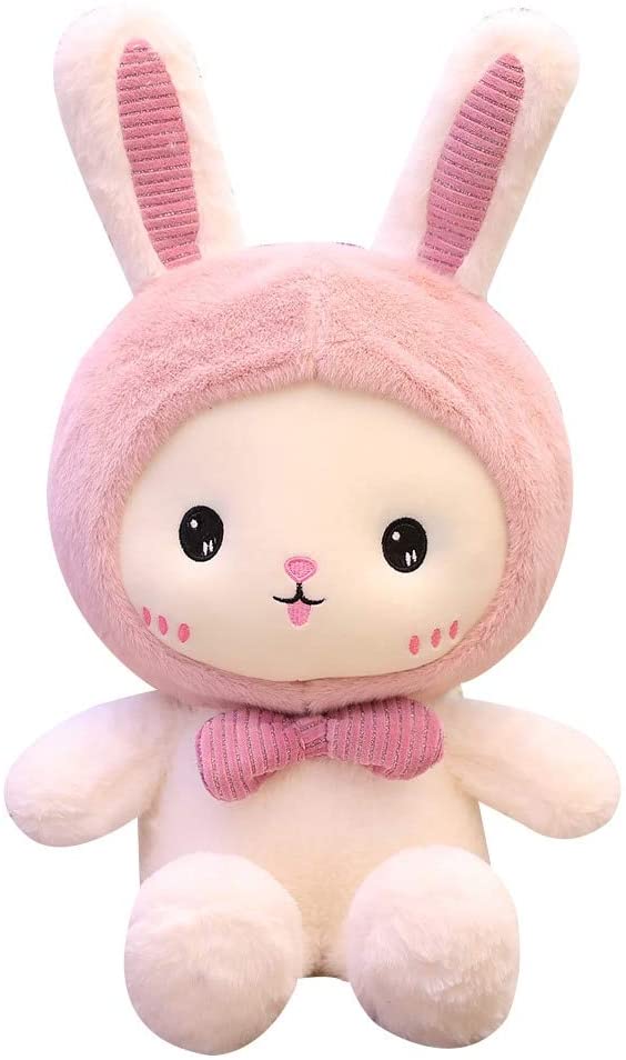 pink rabbit plush toy