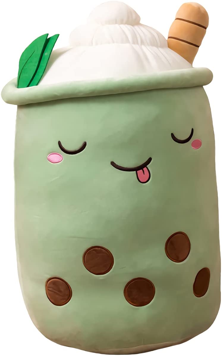 green boba plush