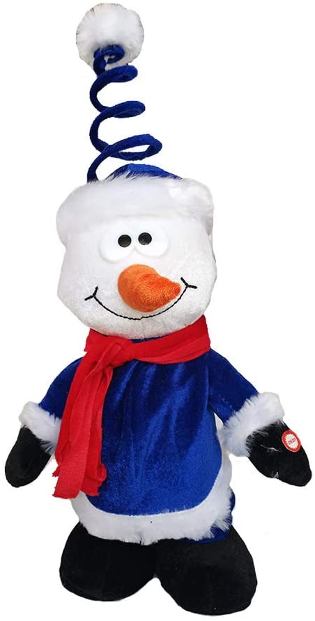 animated plush snowman