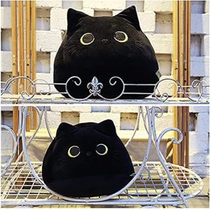 big black cat plush