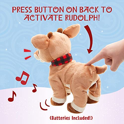 rudolph animated plush