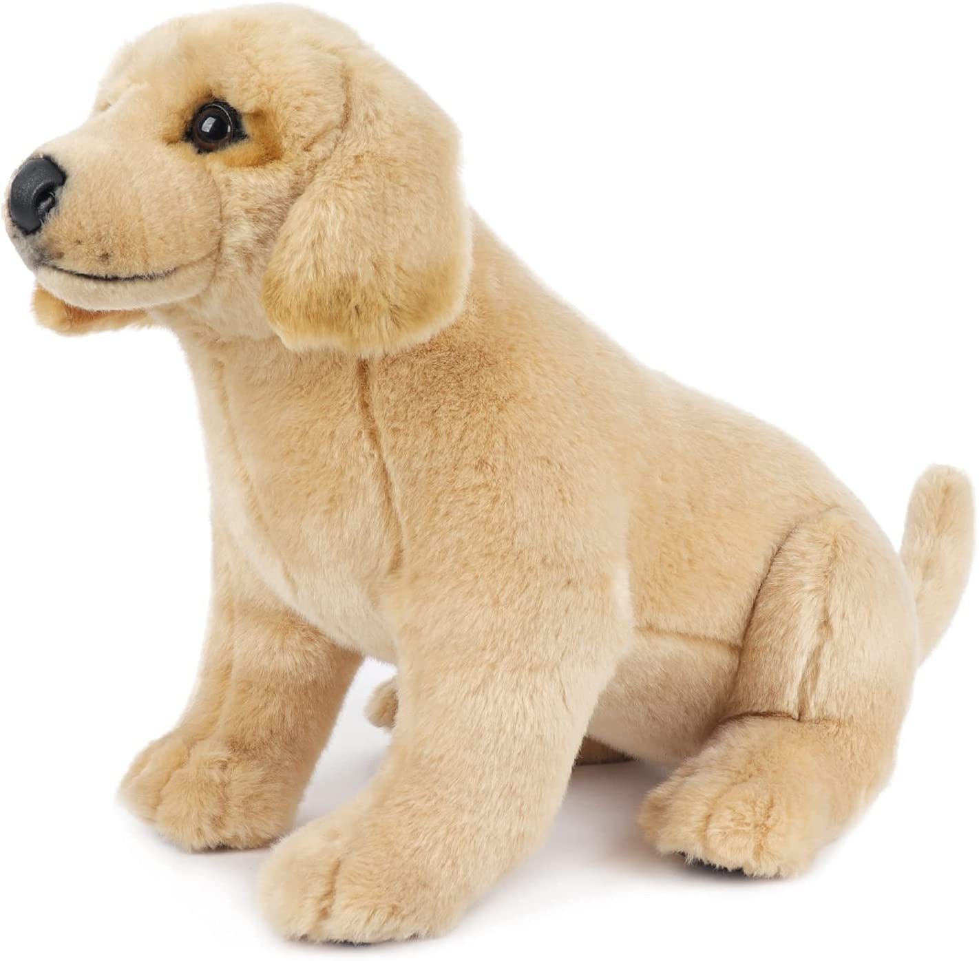 realistic yellow lab stuffed animal