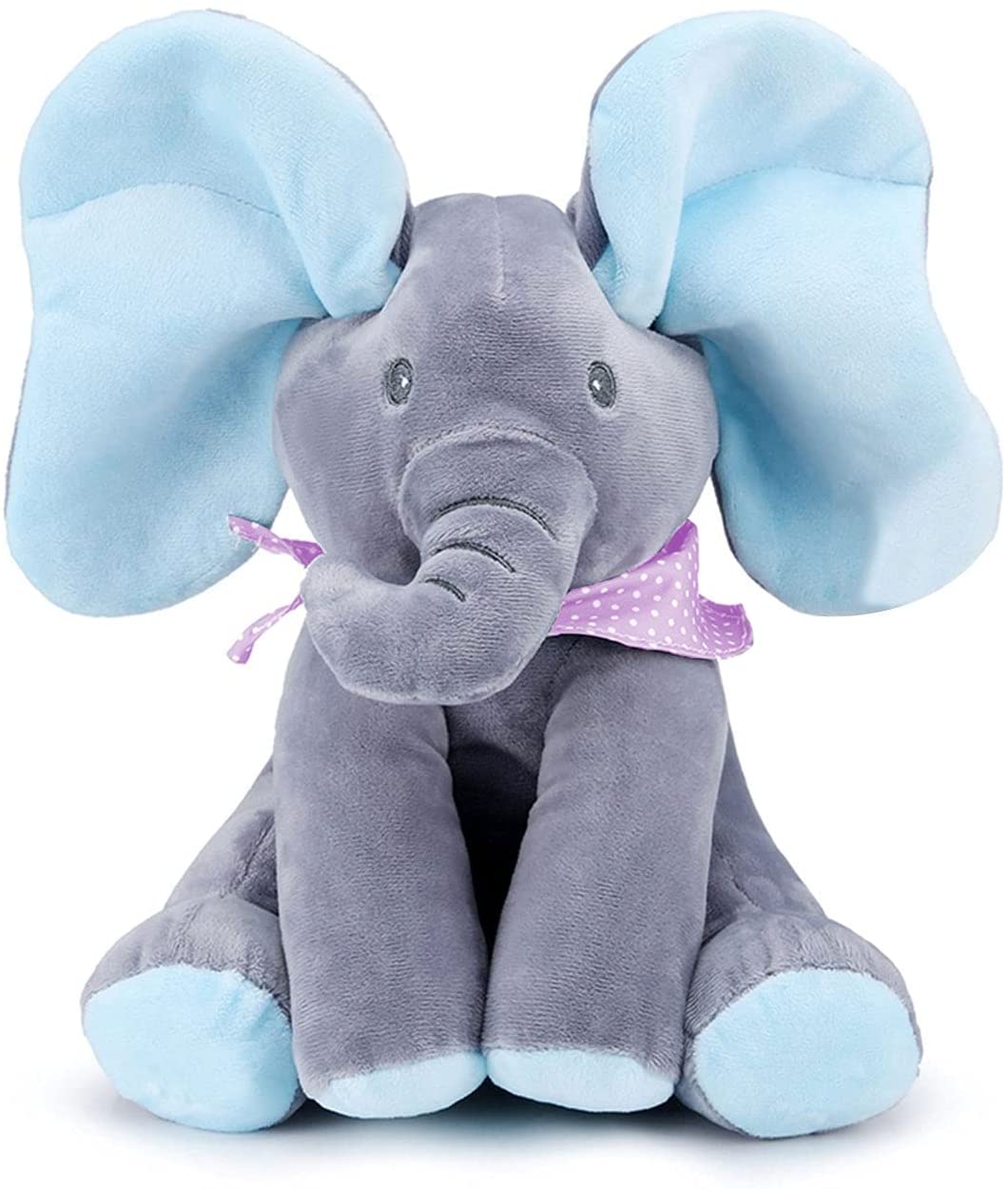 singing elephant stuffed toy