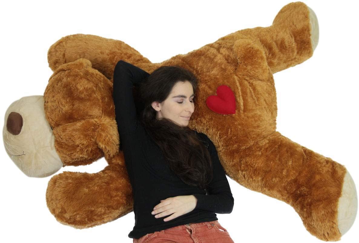 large soft stuffed dog