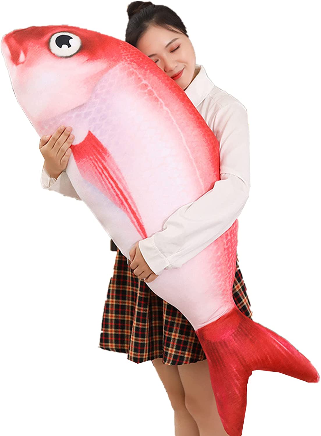 plush fish pillow