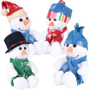 small plush snowman