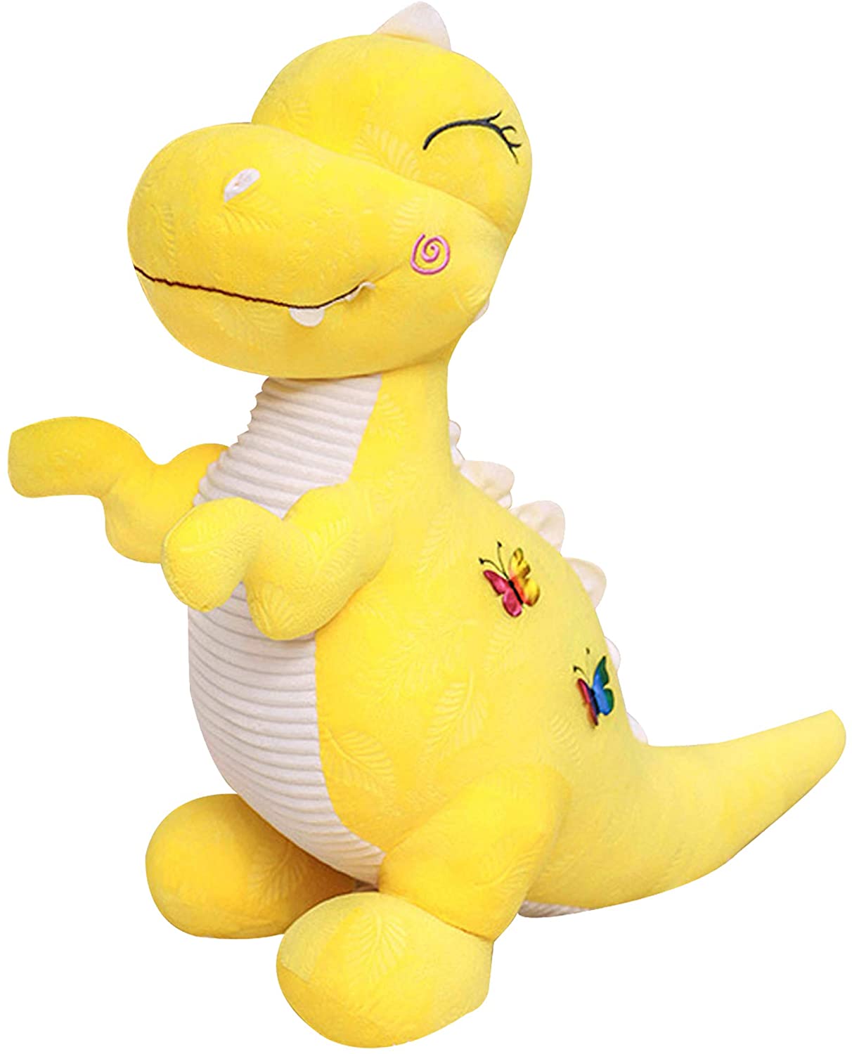 yellow dinosaur plush