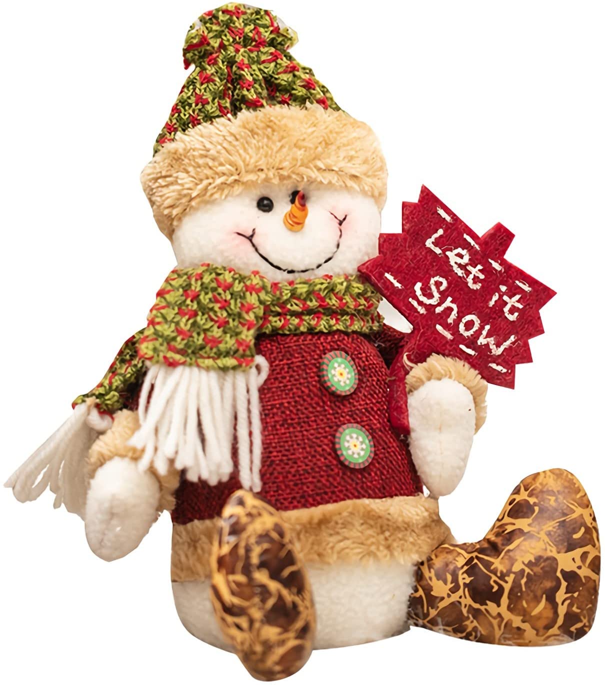 plush stuffed snowman