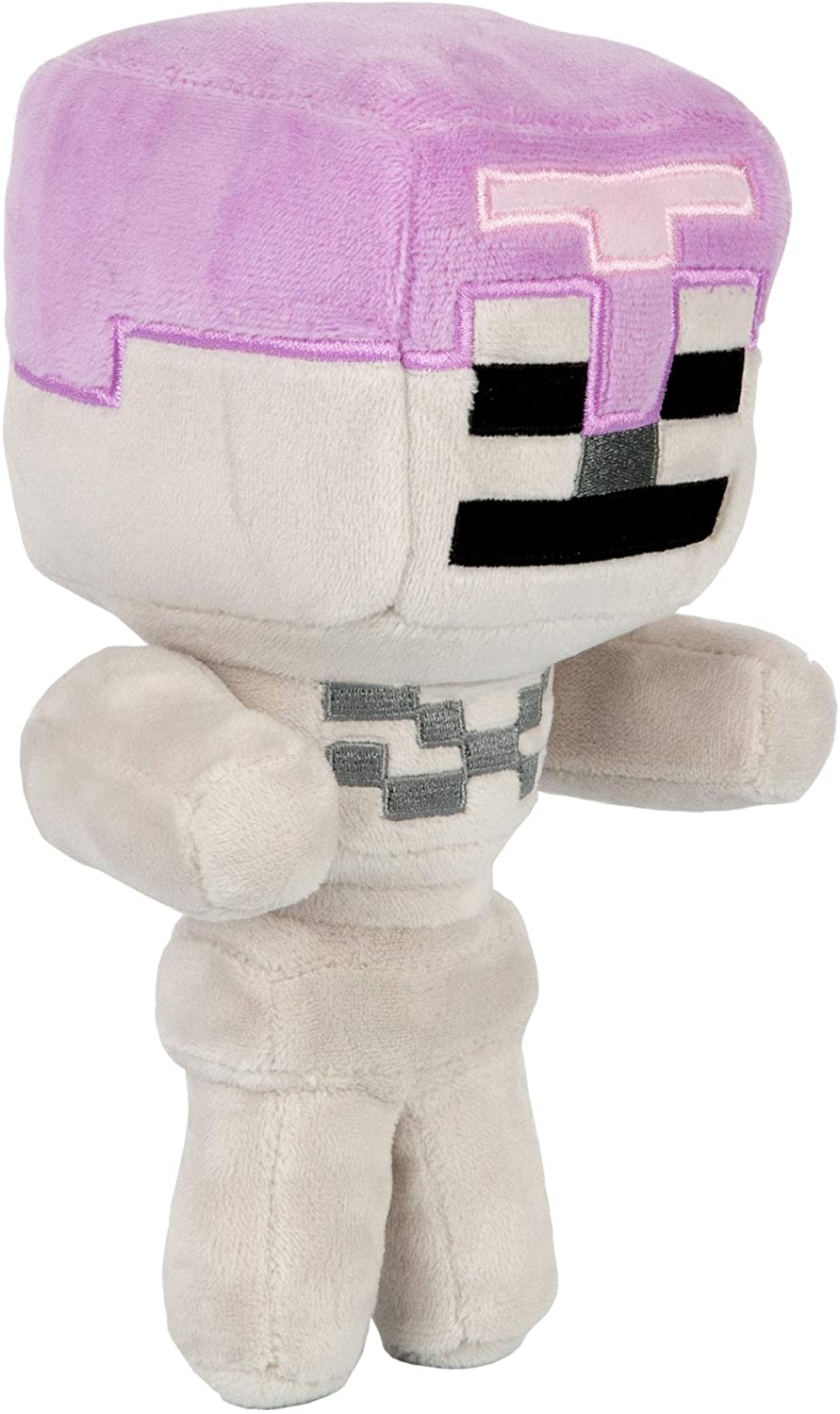 Jinx Minecraft Happy Explorer Skeleton Horseman Plush Stuffed Toy Gray 7 Homefurniturelife Online Store