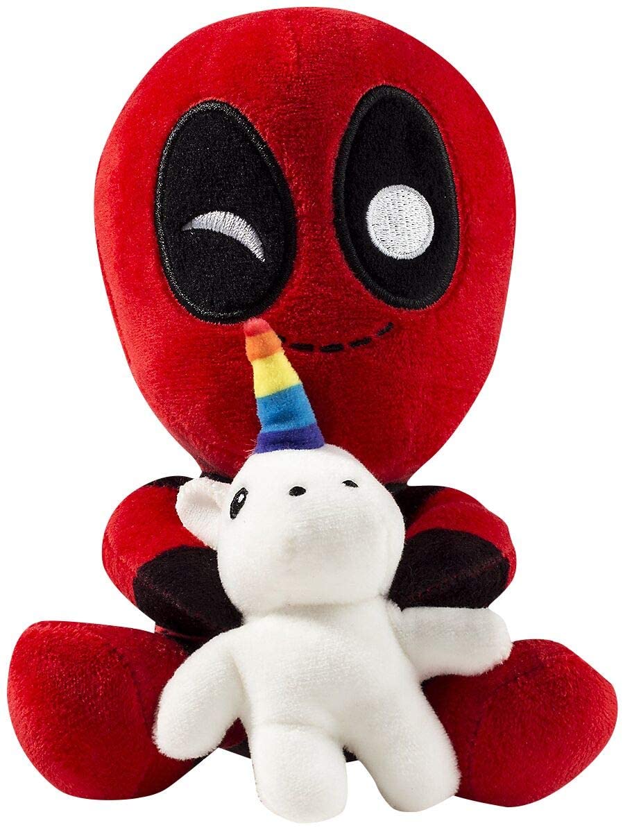 deadpool plush with unicorn