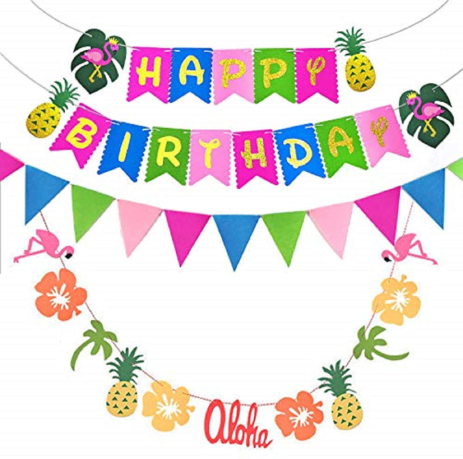 Happy Birthday From Hawaii Images 3 Set Hawaiian Birthday Party Banner Decorations, Happy Birthday Banner  With Flamingle Pineapple For Summer Beach Luau Birthday Party Supplies –  Homefurniturelife Online Store