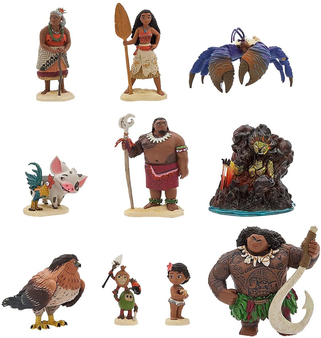 moana action figure set