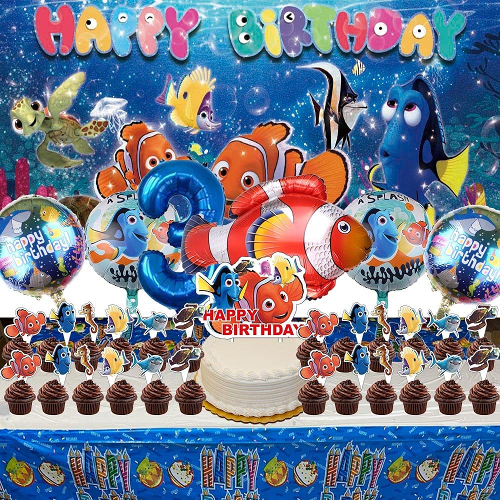 Finding Dory Finding Nemo Birthday Round Stickers Printed 1 Sheet Cup –  Virginia Design Shop