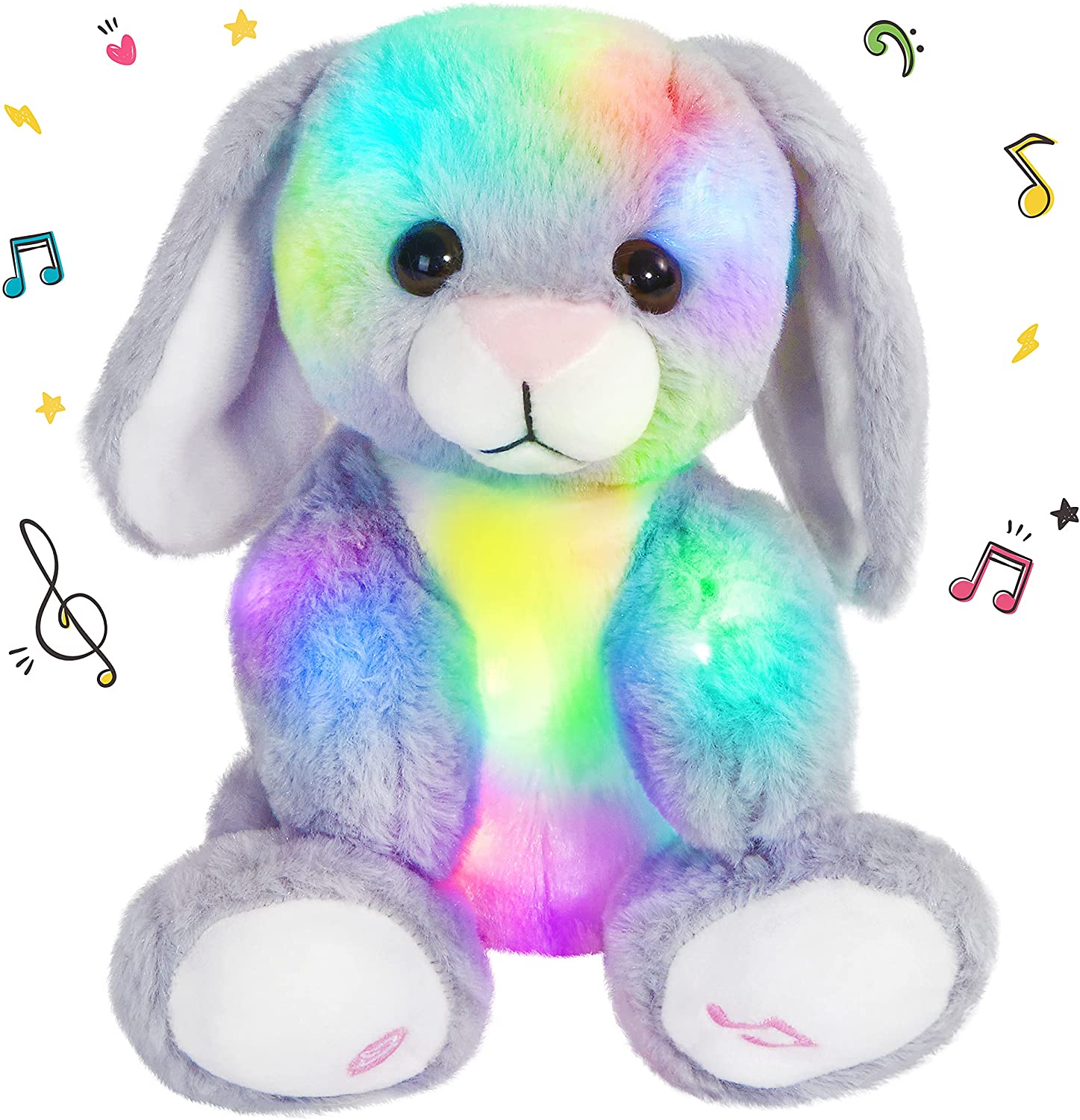 musical stuffed easter bunny