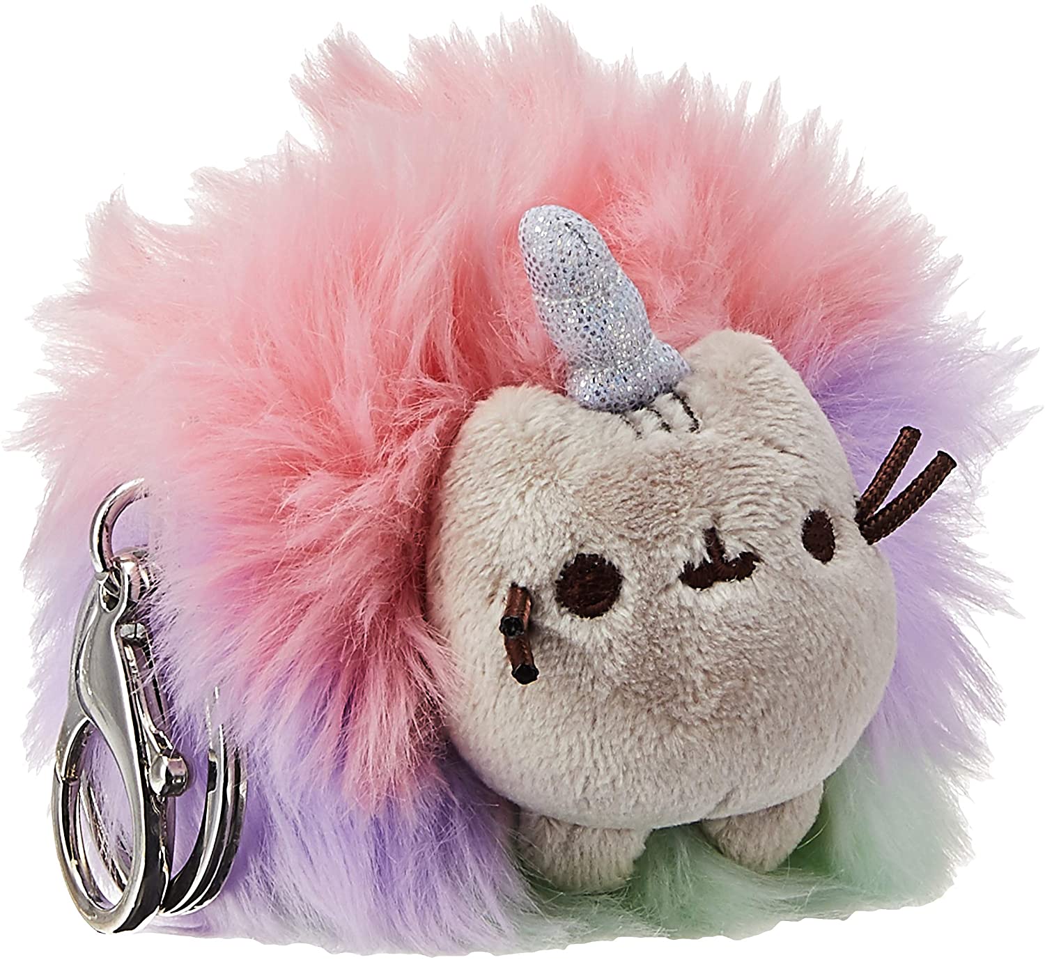 unicorn pusheen keychain