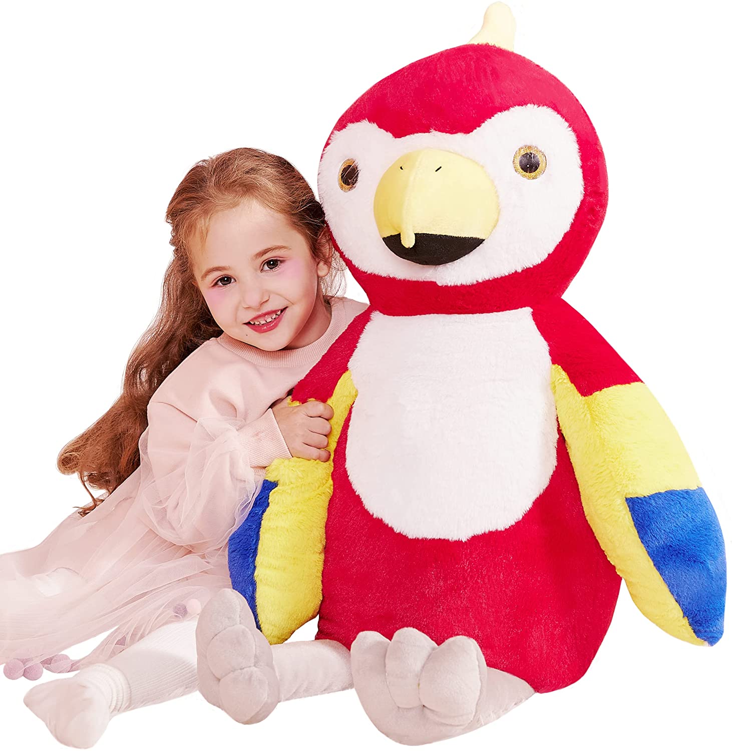 giant parrot stuffed animal