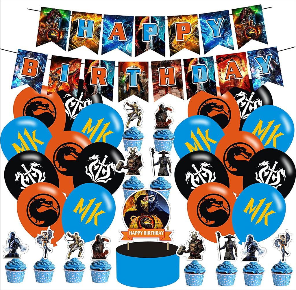 Mortal Kombat Party Supplies for Birthday Party Mortal Kombat Theme ...