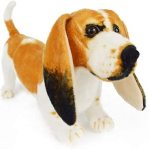 melissa and doug stuffed basset hound