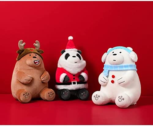 miniso we bare bears plush christmas