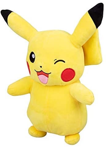 pikachu winking plush