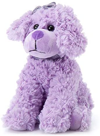 purple stuffed animal dog