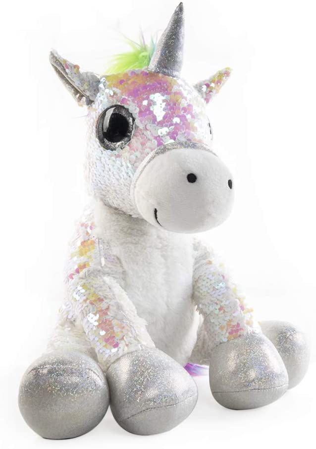 unicorn sequin stuffed animal