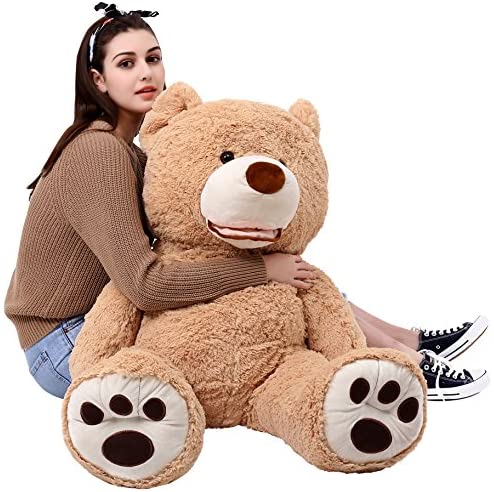 morismos giant teddy bear with big footprints plush stuffed animals