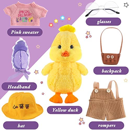 2023 Stuffed Duck Girl Cartoondoll Bag Summer Cute Shoulder Bag Plush Toy  Cross-body Bag Lady Yellow Duck Bag Women Plush Yellow Goose