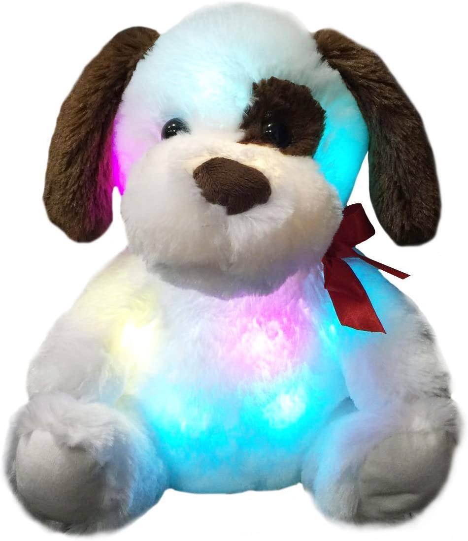 light up plush dog