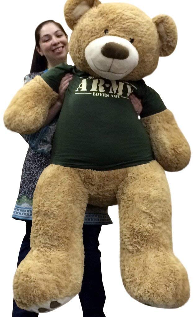 army stuffed bear