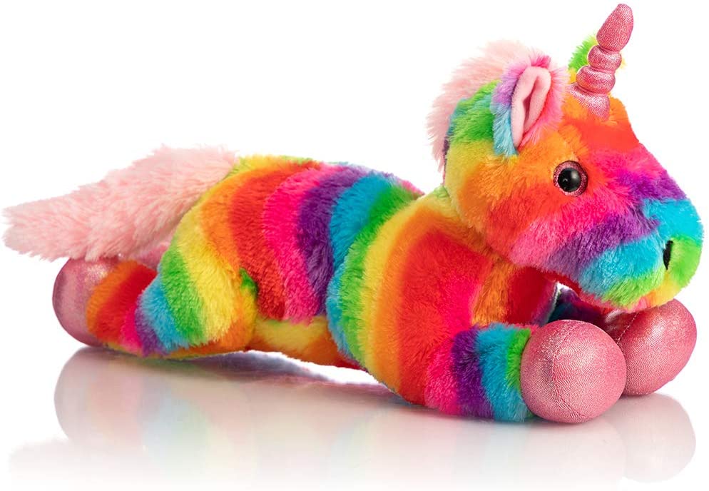 stuffed rainbow toy