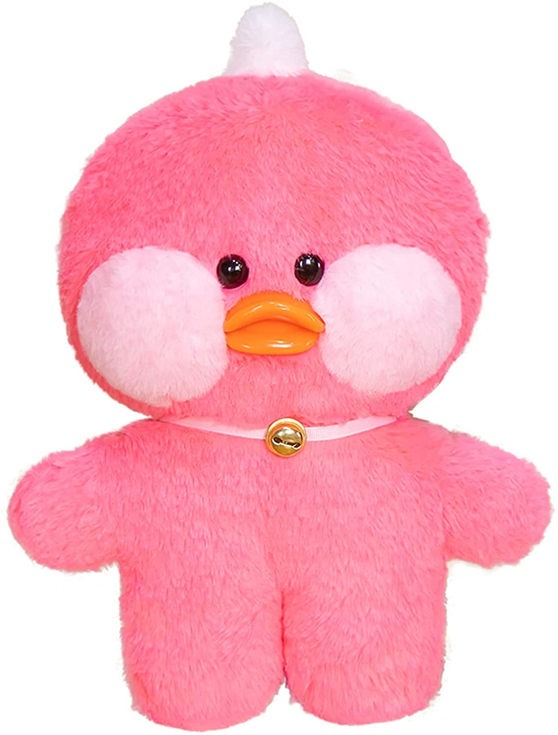 pink stuffed duck