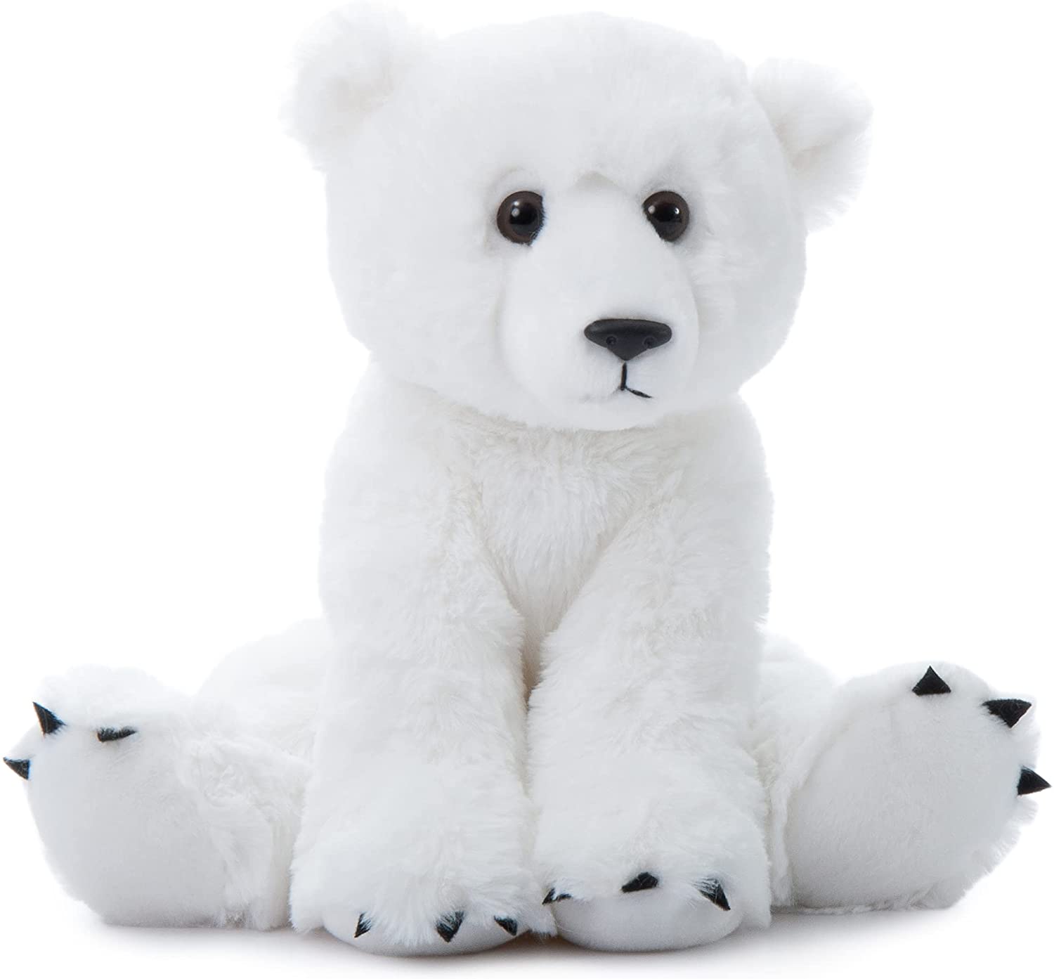 small white bear stuffed animal