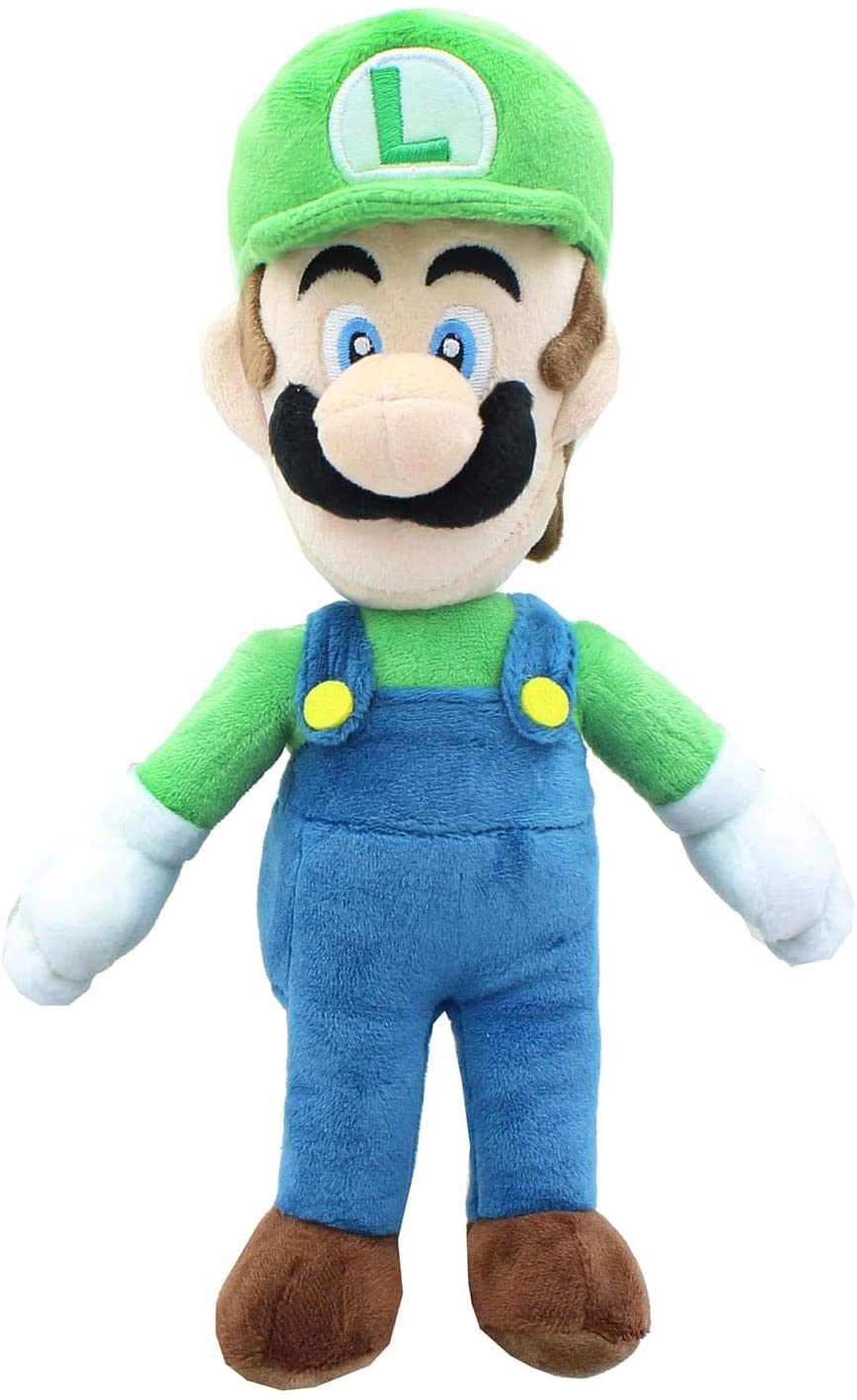 super mario plush luigi