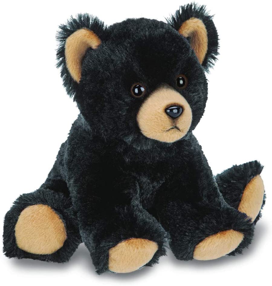 small stuffed black bear