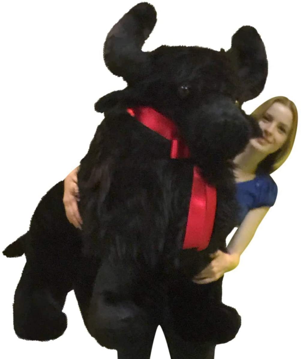 giant stuffed buffalo