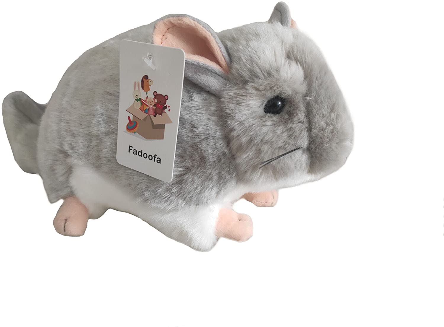 realistic chinchilla stuffed animal