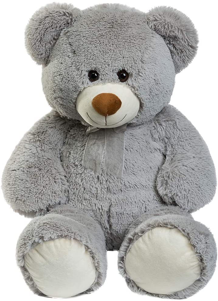 grey stuffed bear