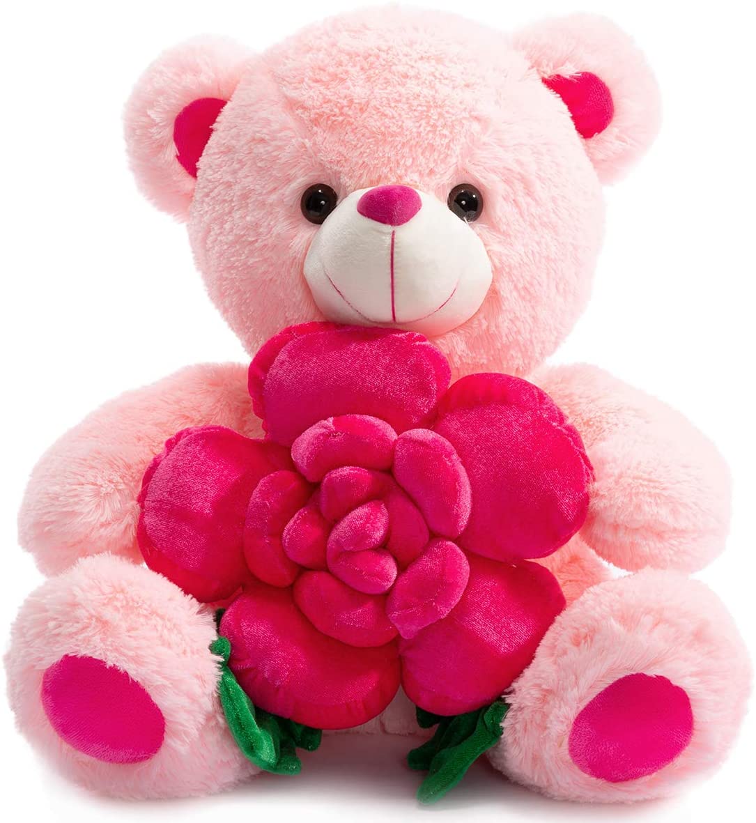 pink teddy bear stuffed animal