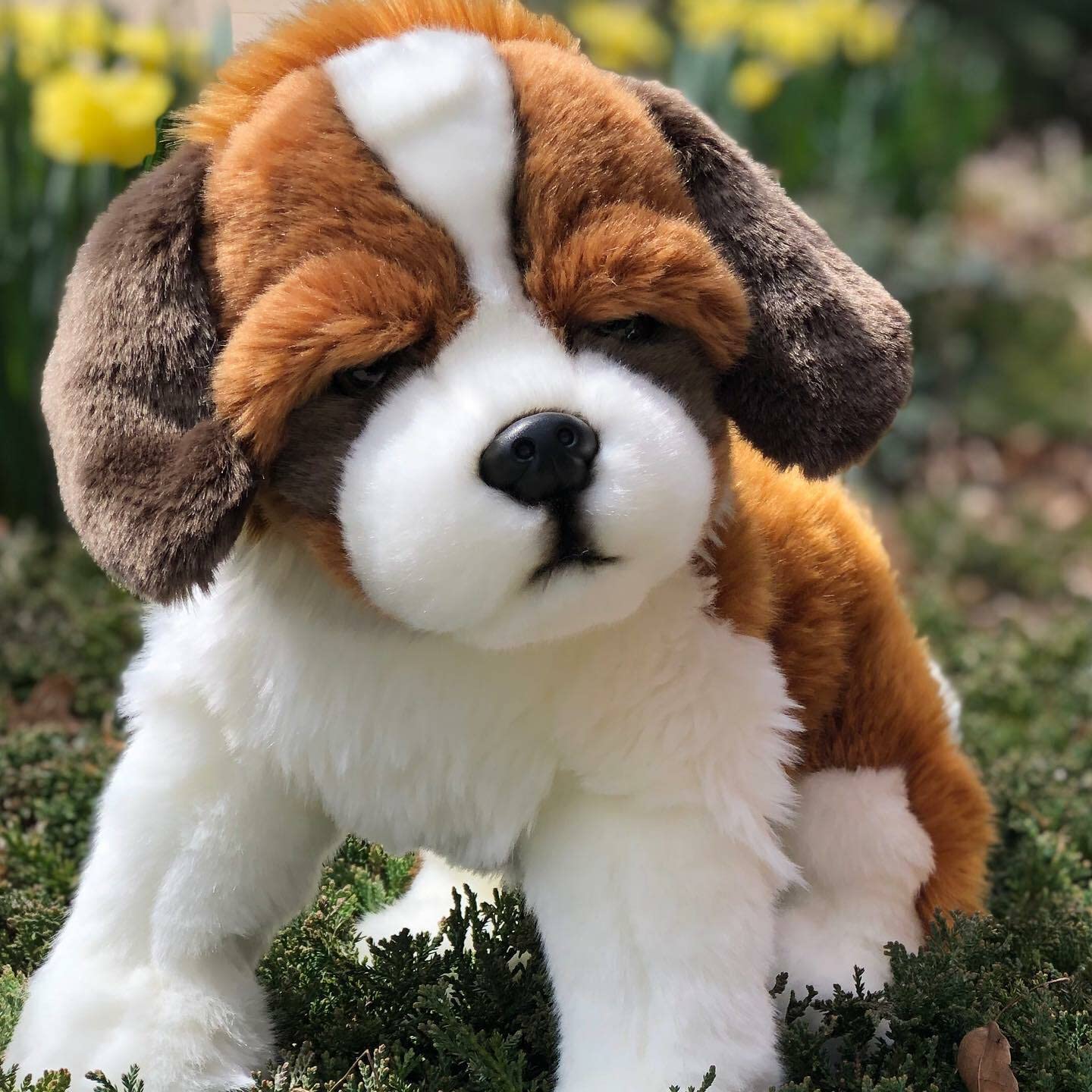 st bernard puppy stuffed animal