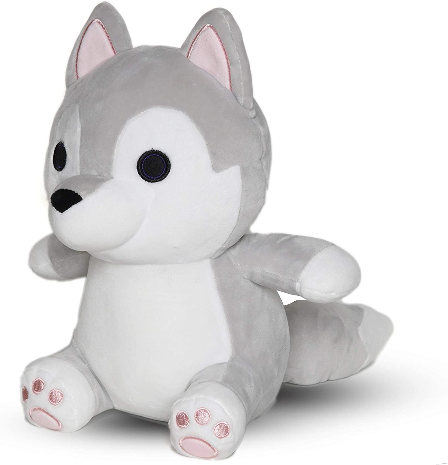 gray wolf stuffed animal