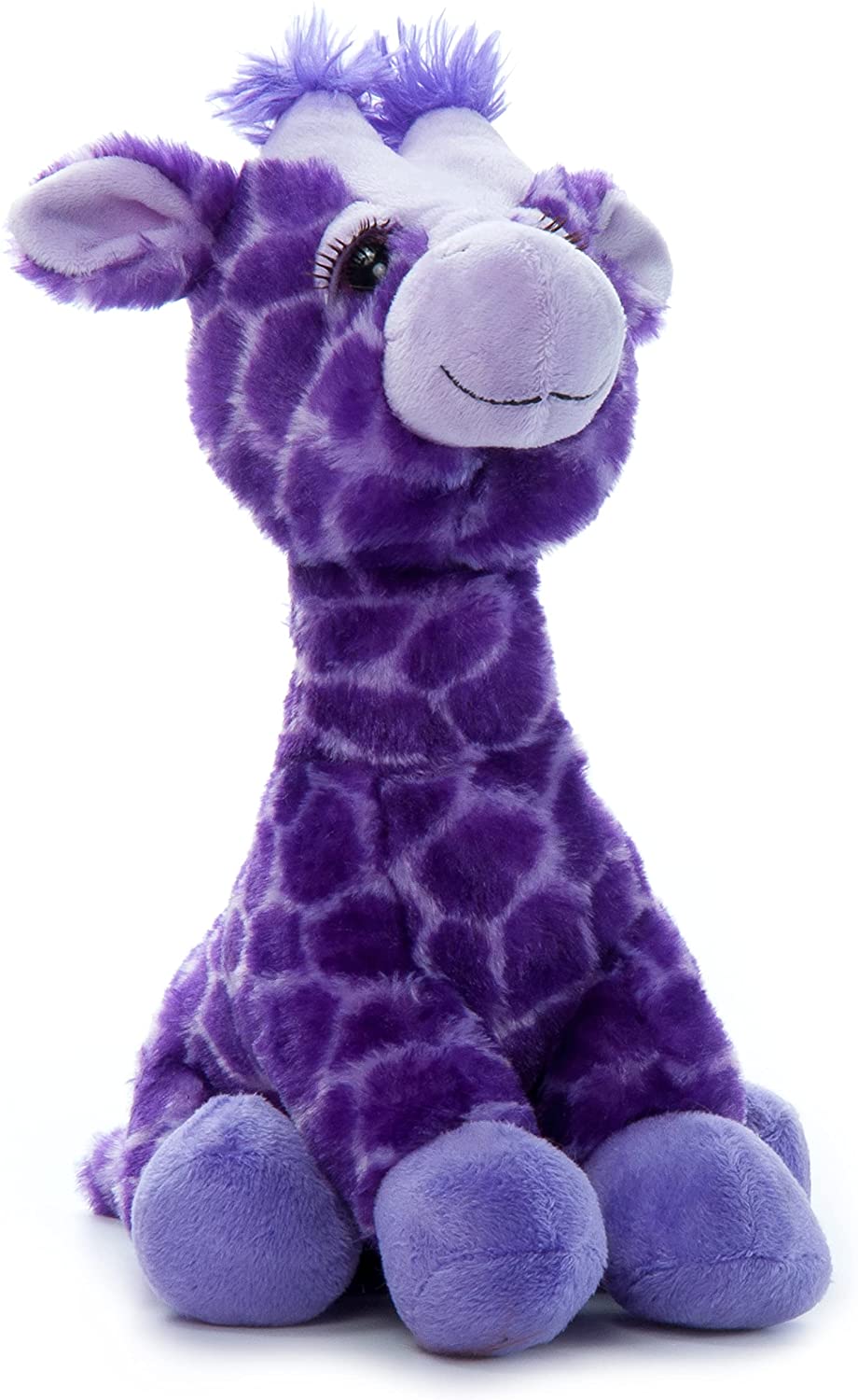 purple stuffed giraffe