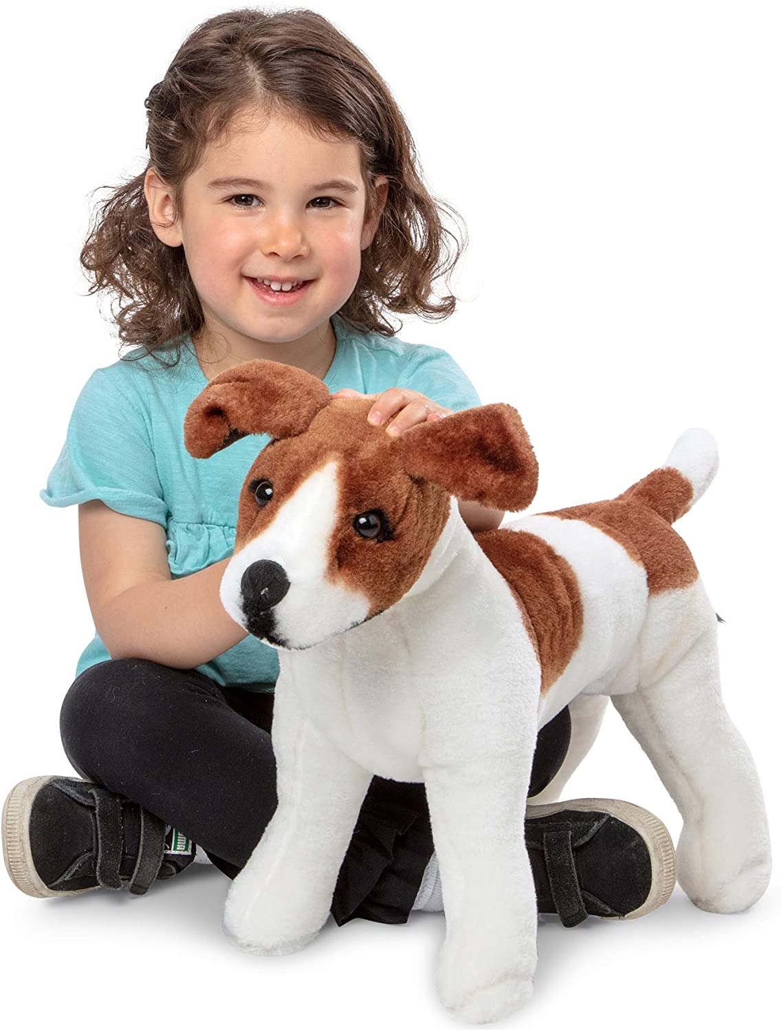 walking stuffed animal dog