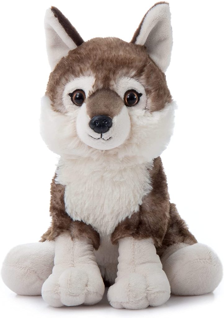 The Petting Zoo Timber Wolf Stuffed Animal, Gifts for Kids, Wild Onez ...