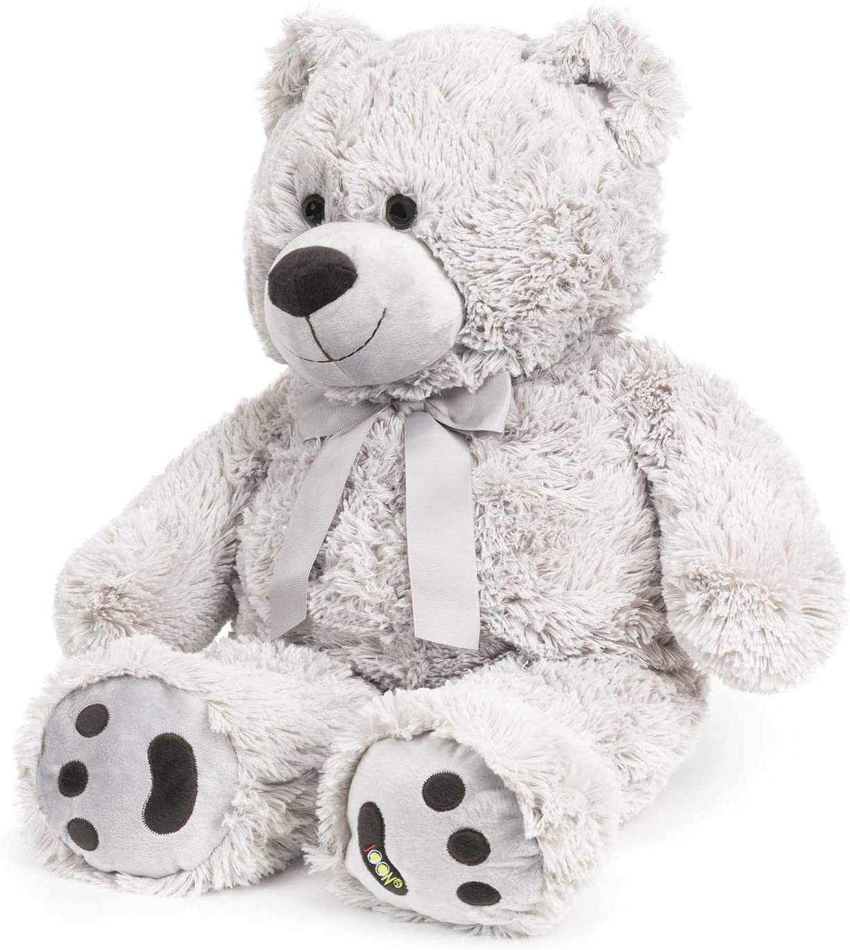 giant stuffed grey teddy bear