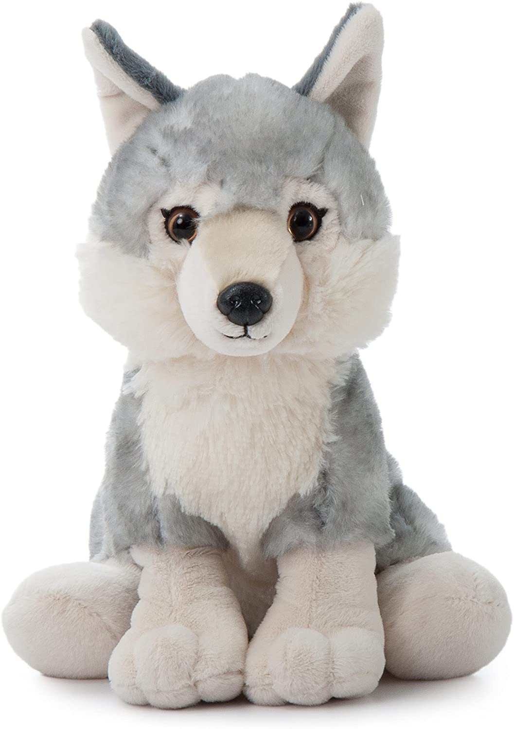 stuffed wolf animal toy